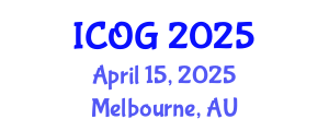 International Conference on Obstetrics and Gynaecology (ICOG) April 15, 2025 - Melbourne, Australia