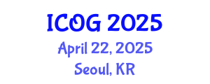 International Conference on Obstetrics and Gynaecology (ICOG) April 22, 2025 - Seoul, Republic of Korea