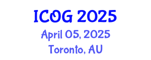 International Conference on Obstetrics and Gynaecology (ICOG) April 05, 2025 - Toronto, Australia