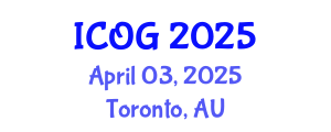 International Conference on Obstetrics and Gynaecology (ICOG) April 03, 2025 - Toronto, Australia