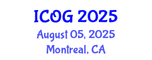 International Conference on Obstetrics and Gynaecology (ICOG) August 05, 2025 - Montreal, Canada