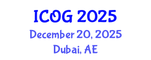 International Conference on Obstetrics and Gynaecology (ICOG) December 20, 2025 - Dubai, United Arab Emirates