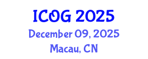 International Conference on Obstetrics and Gynaecology (ICOG) December 09, 2025 - Macau, China
