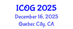 International Conference on Obstetrics and Gynaecology (ICOG) December 16, 2025 - Quebec City, Canada