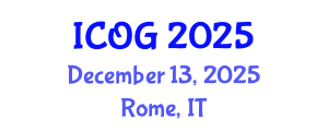 International Conference on Obstetrics and Gynaecology (ICOG) December 13, 2025 - Rome, Italy