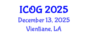 International Conference on Obstetrics and Gynaecology (ICOG) December 13, 2025 - Vientiane, Laos