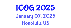 International Conference on Obstetrics and Gynaecology (ICOG) January 07, 2025 - Honolulu, United States