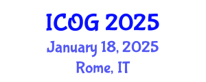 International Conference on Obstetrics and Gynaecology (ICOG) January 18, 2025 - Rome, Italy