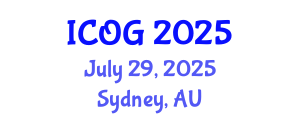 International Conference on Obstetrics and Gynaecology (ICOG) July 29, 2025 - Sydney, Australia