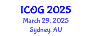 International Conference on Obstetrics and Gynaecology (ICOG) March 29, 2025 - Sydney, Australia