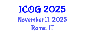 International Conference on Obstetrics and Gynaecology (ICOG) November 11, 2025 - Rome, Italy