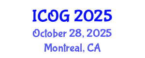 International Conference on Obstetrics and Gynaecology (ICOG) October 28, 2025 - Montreal, Canada