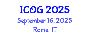 International Conference on Obstetrics and Gynaecology (ICOG) September 16, 2025 - Rome, Italy