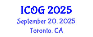 International Conference on Obstetrics and Gynaecology (ICOG) September 20, 2025 - Toronto, Canada