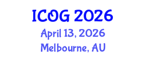 International Conference on Obstetrics and Gynaecology (ICOG) April 13, 2026 - Melbourne, Australia International Conference on Obstetrics and Gynaecology (ICOG) April 13, 2026 - Melbourne, Australia