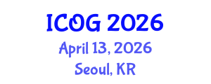 International Conference on Obstetrics and Gynaecology (ICOG) April 13, 2026 - Seoul, Republic of Korea International Conference on Obstetrics and Gynaecology (ICOG) April 13, 2026 - Seoul, Republic of Korea