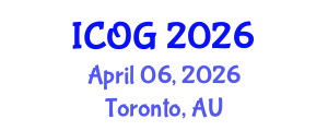 International Conference on Obstetrics and Gynaecology (ICOG) April 06, 2026 - Toronto, Australia International Conference on Obstetrics and Gynaecology (ICOG) April 06, 2026 - Toronto, Australia