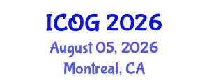 International Conference on Obstetrics and Gynaecology (ICOG) August 05, 2026 - Montreal, Canada International Conference on Obstetrics and Gynaecology (ICOG) August 05, 2026 - Montreal, Canada