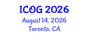 International Conference on Obstetrics and Gynaecology (ICOG) August 14, 2026 - Toronto, Canada International Conference on Obstetrics and Gynaecology (ICOG) August 14, 2026 - Toronto, Canada