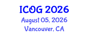 International Conference on Obstetrics and Gynaecology (ICOG) August 05, 2026 - Vancouver, Canada International Conference on Obstetrics and Gynaecology (ICOG) August 05, 2026 - Vancouver, Canada
