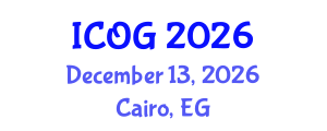 International Conference on Obstetrics and Gynaecology (ICOG) December 13, 2026 - Cairo, Egypt International Conference on Obstetrics and Gynaecology (ICOG) December 13, 2026 - Cairo, Egypt