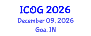 International Conference on Obstetrics and Gynaecology (ICOG) December 09, 2026 - Goa, India International Conference on Obstetrics and Gynaecology (ICOG) December 09, 2026 - Goa, India
