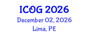 International Conference on Obstetrics and Gynaecology (ICOG) December 02, 2026 - Lima, Peru International Conference on Obstetrics and Gynaecology (ICOG) December 02, 2026 - Lima, Peru