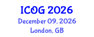 International Conference on Obstetrics and Gynaecology (ICOG) December 09, 2026 - London, United Kingdom International Conference on Obstetrics and Gynaecology (ICOG) December 09, 2026 - London, United Kingdom