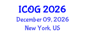 International Conference on Obstetrics and Gynaecology (ICOG) December 09, 2026 - New York, United States International Conference on Obstetrics and Gynaecology (ICOG) December 09, 2026 - New York, United States