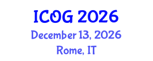 International Conference on Obstetrics and Gynaecology (ICOG) December 13, 2026 - Rome, Italy International Conference on Obstetrics and Gynaecology (ICOG) December 13, 2026 - Rome, Italy
