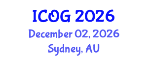 International Conference on Obstetrics and Gynaecology (ICOG) December 02, 2026 - Sydney, Australia International Conference on Obstetrics and Gynaecology (ICOG) December 02, 2026 - Sydney, Australia