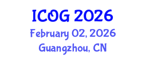 International Conference on Obstetrics and Gynaecology (ICOG) February 02, 2026 - Guangzhou, China International Conference on Obstetrics and Gynaecology (ICOG) February 02, 2026 - Guangzhou, China