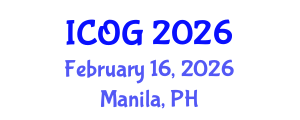 International Conference on Obstetrics and Gynaecology (ICOG) February 16, 2026 - Manila, Philippines International Conference on Obstetrics and Gynaecology (ICOG) February 16, 2026 - Manila, Philippines