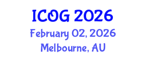 International Conference on Obstetrics and Gynaecology (ICOG) February 02, 2026 - Melbourne, Australia International Conference on Obstetrics and Gynaecology (ICOG) February 02, 2026 - Melbourne, Australia