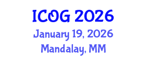 International Conference on Obstetrics and Gynaecology (ICOG) January 19, 2026 - Mandalay, Myanmar International Conference on Obstetrics and Gynaecology (ICOG) January 19, 2026 - Mandalay, Myanmar