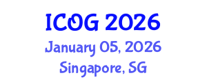 International Conference on Obstetrics and Gynaecology (ICOG) January 05, 2026 - Singapore, Singapore International Conference on Obstetrics and Gynaecology (ICOG) January 05, 2026 - Singapore, Singapore