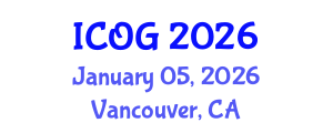International Conference on Obstetrics and Gynaecology (ICOG) January 05, 2026 - Vancouver, Canada International Conference on Obstetrics and Gynaecology (ICOG) January 05, 2026 - Vancouver, Canada