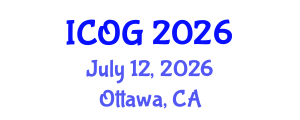 International Conference on Obstetrics and Gynaecology (ICOG) July 12, 2026 - Ottawa, Canada International Conference on Obstetrics and Gynaecology (ICOG) July 12, 2026 - Ottawa, Canada