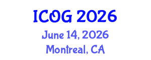 International Conference on Obstetrics and Gynaecology (ICOG) June 14, 2026 - Montreal, Canada