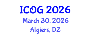 International Conference on Obstetrics and Gynaecology (ICOG) March 30, 2026 - Algiers, Algeria International Conference on Obstetrics and Gynaecology (ICOG) March 30, 2026 - Algiers, Algeria