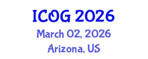 International Conference on Obstetrics and Gynaecology (ICOG) March 02, 2026 - Arizona, United States International Conference on Obstetrics and Gynaecology (ICOG) March 02, 2026 - Arizona, United States