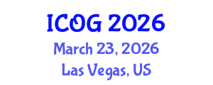 International Conference on Obstetrics and Gynaecology (ICOG) March 23, 2026 - Las Vegas, United States International Conference on Obstetrics and Gynaecology (ICOG) March 23, 2026 - Las Vegas, United States