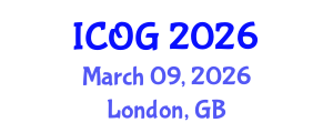 International Conference on Obstetrics and Gynaecology (ICOG) March 09, 2026 - London, United Kingdom International Conference on Obstetrics and Gynaecology (ICOG) March 09, 2026 - London, United Kingdom
