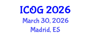 International Conference on Obstetrics and Gynaecology (ICOG) March 30, 2026 - Madrid, Spain International Conference on Obstetrics and Gynaecology (ICOG) March 30, 2026 - Madrid, Spain