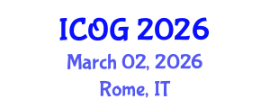International Conference on Obstetrics and Gynaecology (ICOG) March 02, 2026 - Rome, Italy International Conference on Obstetrics and Gynaecology (ICOG) March 02, 2026 - Rome, Italy