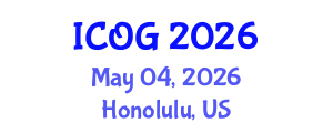 International Conference on Obstetrics and Gynaecology (ICOG) May 04, 2026 - Honolulu, United States International Conference on Obstetrics and Gynaecology (ICOG) May 04, 2026 - Honolulu, United States