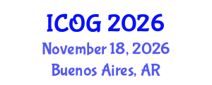 International Conference on Obstetrics and Gynaecology (ICOG) November 18, 2026 - Buenos Aires, Argentina International Conference on Obstetrics and Gynaecology (ICOG) November 18, 2026 - Buenos Aires, Argentina
