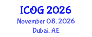 International Conference on Obstetrics and Gynaecology (ICOG) November 08, 2026 - Dubai, United Arab Emirates International Conference on Obstetrics and Gynaecology (ICOG) November 08, 2026 - Dubai, United Arab Emirates