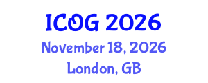 International Conference on Obstetrics and Gynaecology (ICOG) November 18, 2026 - London, United Kingdom International Conference on Obstetrics and Gynaecology (ICOG) November 18, 2026 - London, United Kingdom