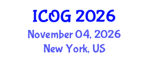 International Conference on Obstetrics and Gynaecology (ICOG) November 04, 2026 - New York, United States International Conference on Obstetrics and Gynaecology (ICOG) November 04, 2026 - New York, United States